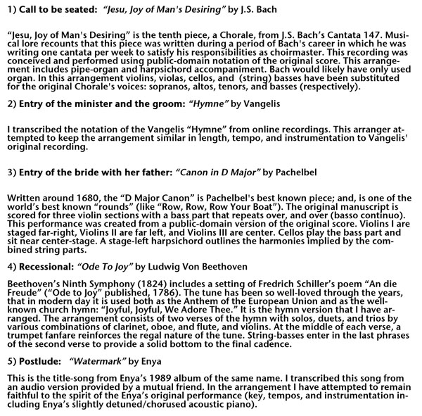 CD Liner Notes